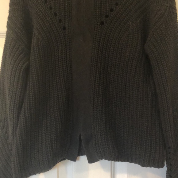 Black Cotton Sweater - Picture 3 of 7